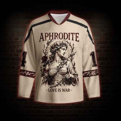 Love is War Long Sleeve Hockey Jersey