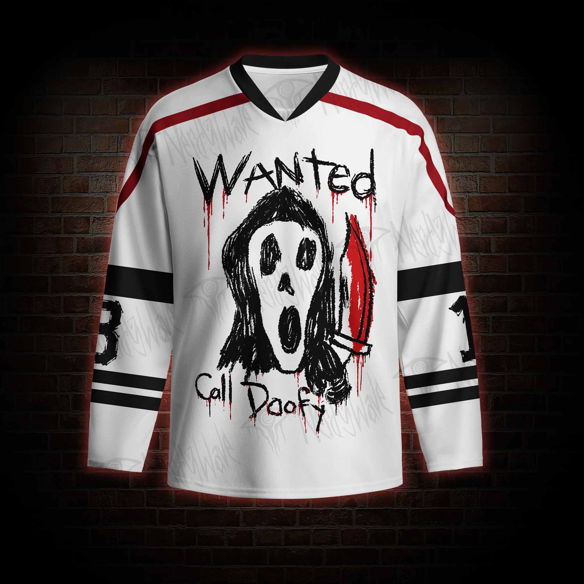 Call Doofy Long Sleeve Hockey Jersey