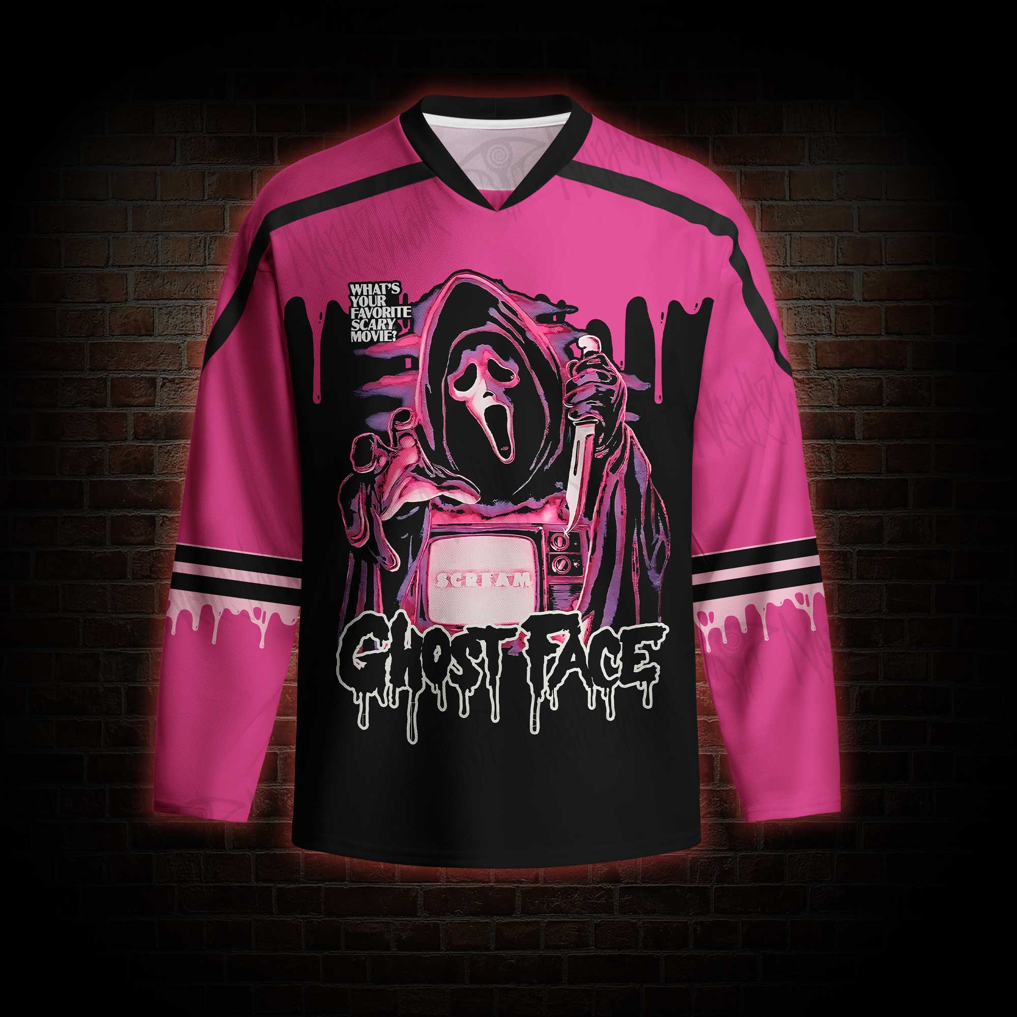 Call Me Long Sleeve Hockey Jersey