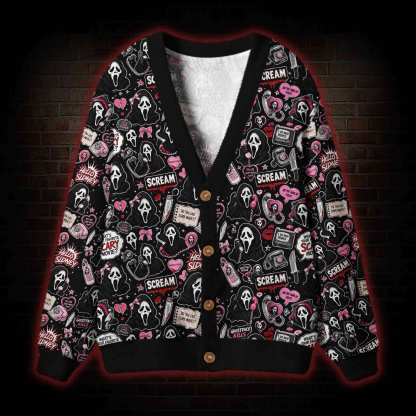 What's Your Favorite Scary Movie Cardigan Sweater