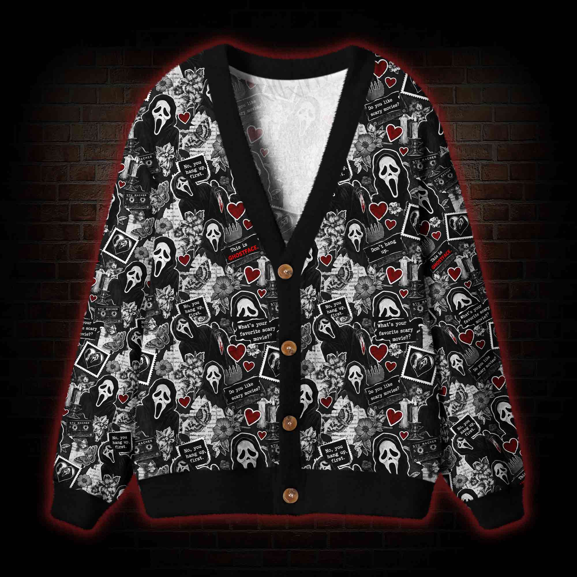 You Hang Up First Cardigan Sweater