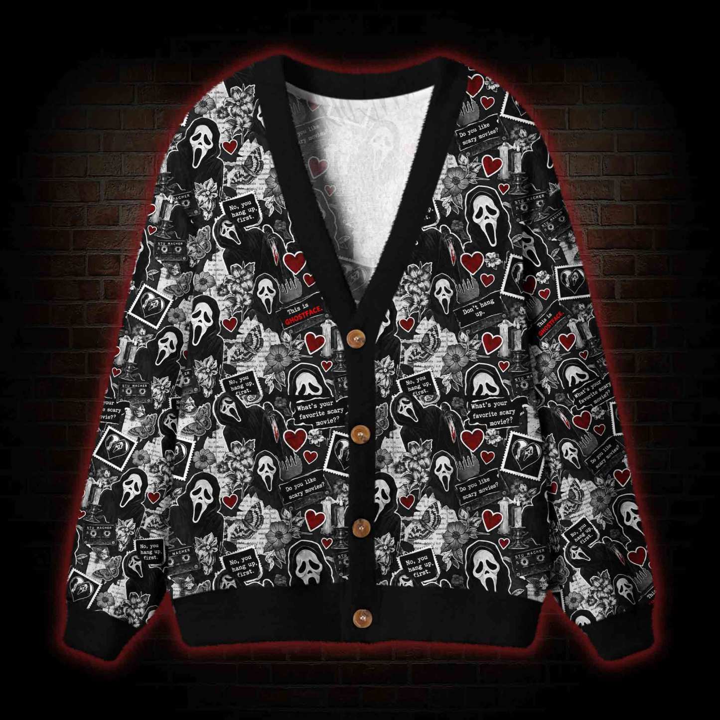 You Hang Up First Cardigan Sweater