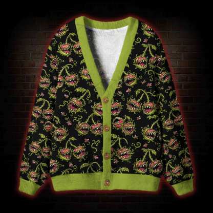 Cursed Cherry Orchard Cardigan Sweater