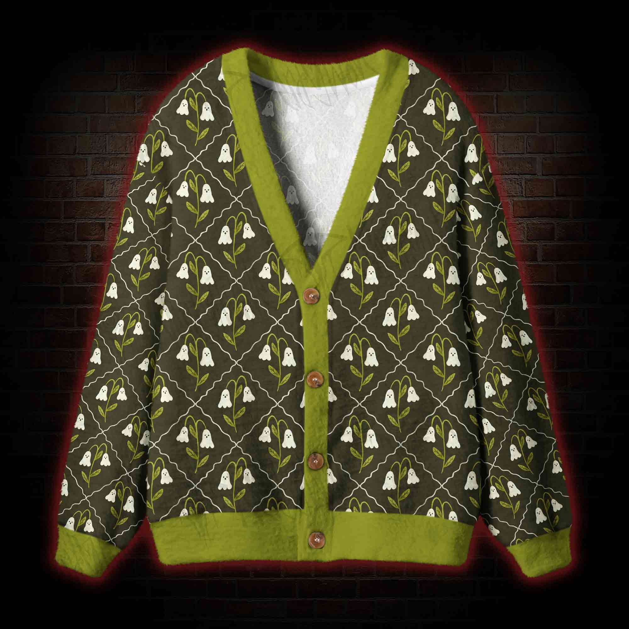 The Ghostly Bloom Cardigan Sweater