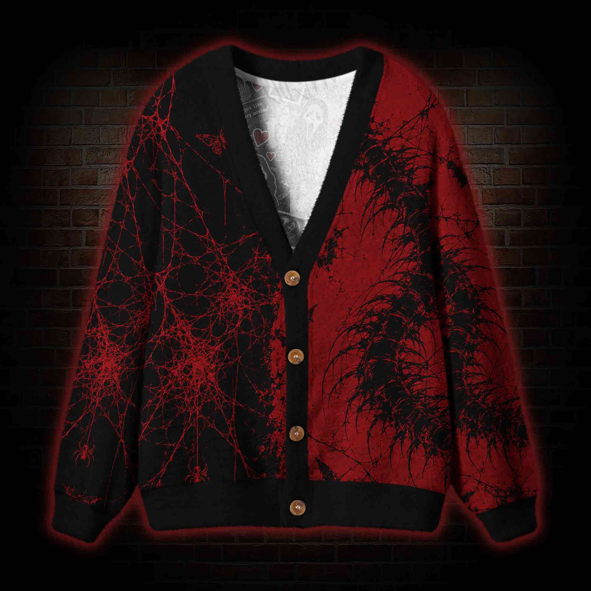 Thorny Vines Cardigan Sweater