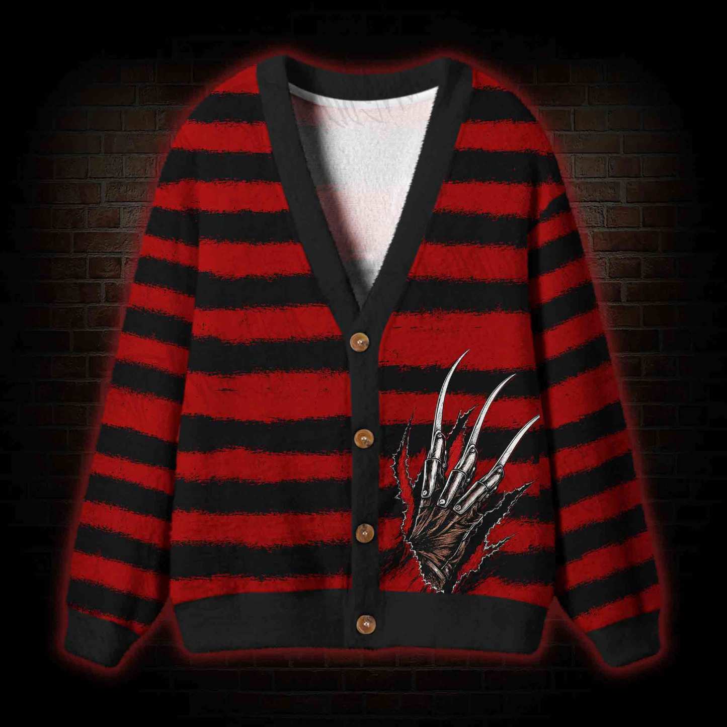 The Nightmare Claws Cardigan Sweater