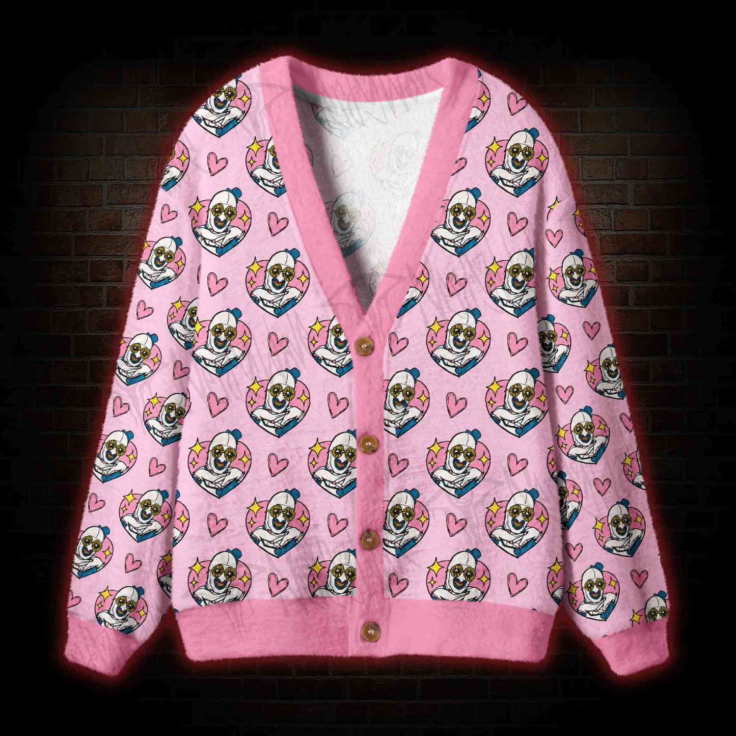 Sweet Clown Cardigan Sweater