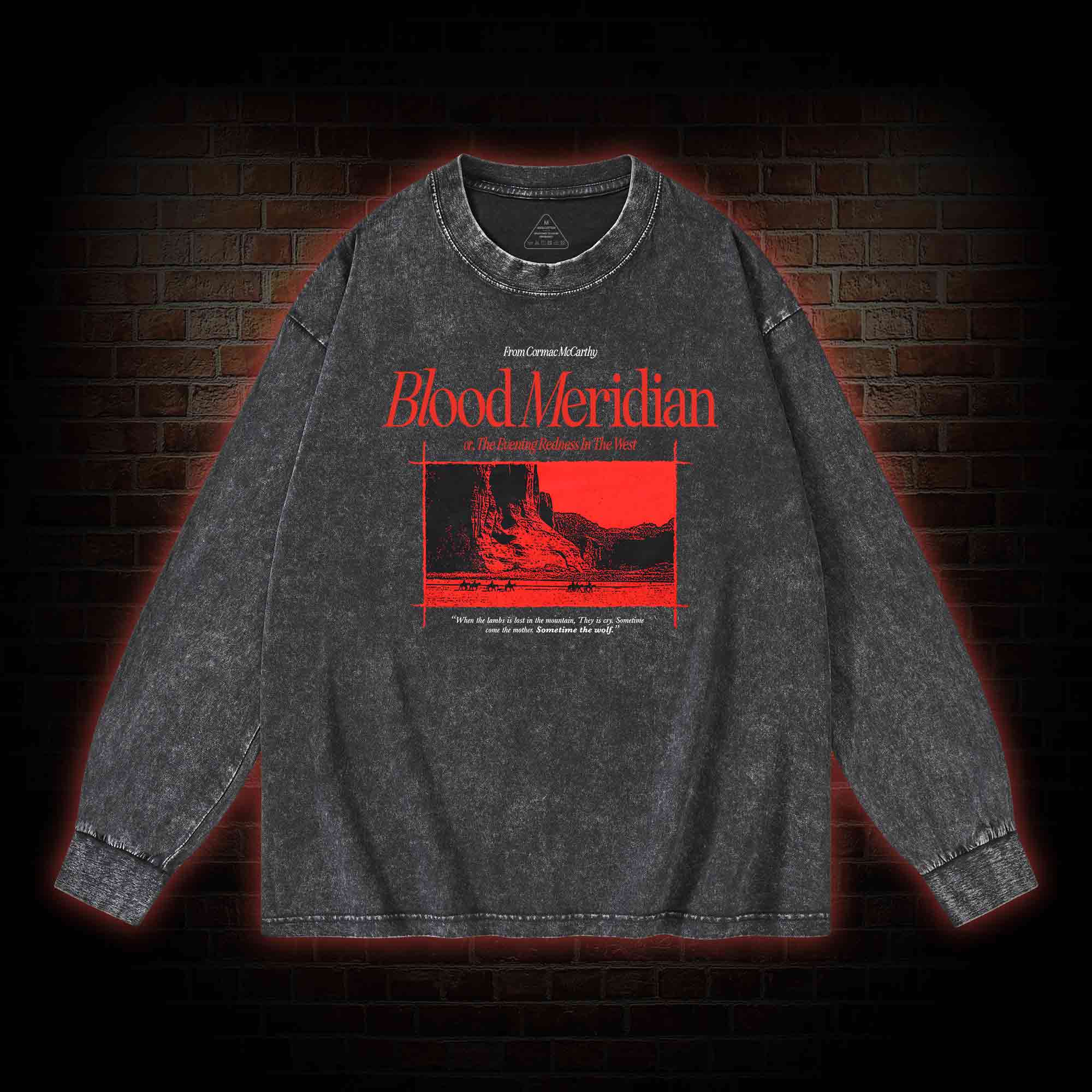 Blood Meridian Washed Long-Sleeve T-shirt