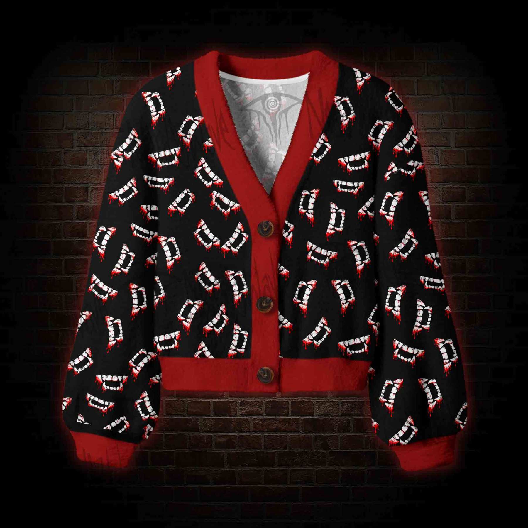 Vampire’s Curse Women's Cardigan Sweater