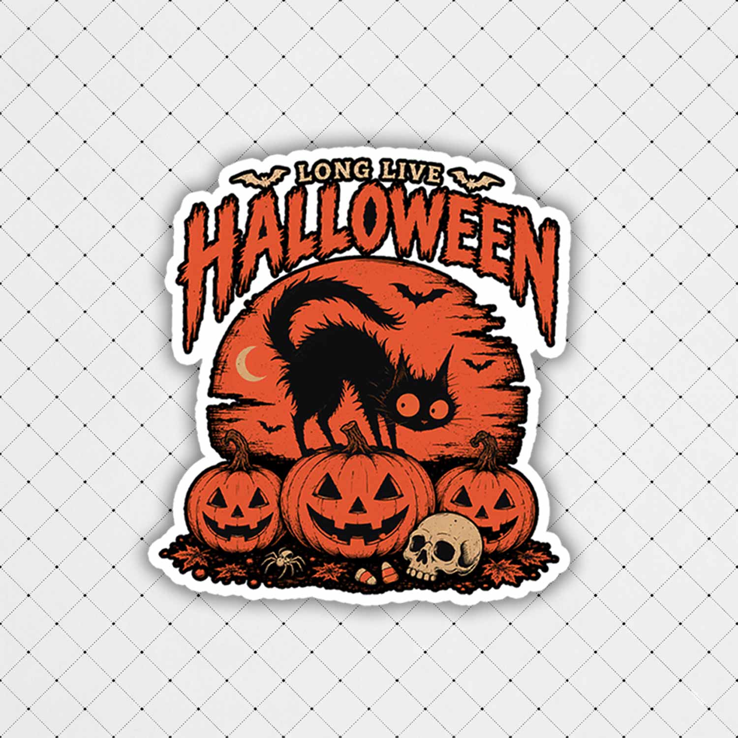 Long Live Halloween Sticker