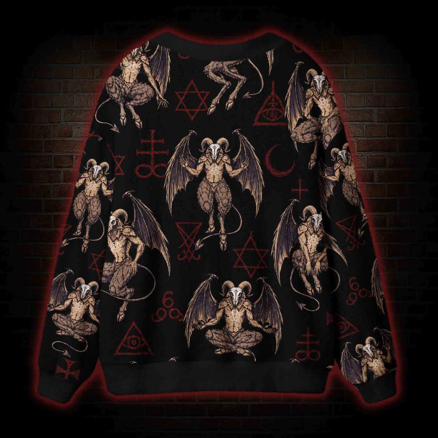 Baphomet Rise Cardigan Sweater