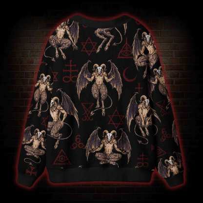 Baphomet Rise Cardigan Sweater