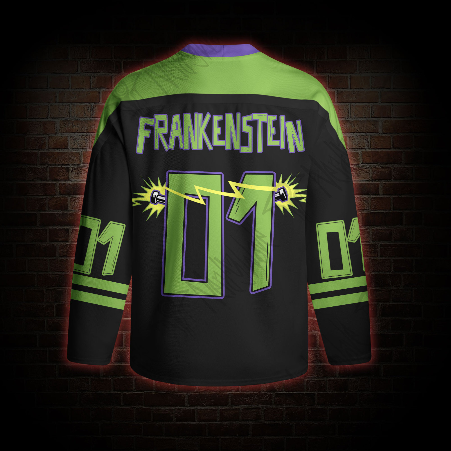 There're Alive! Long Sleeve Hockey Jersey