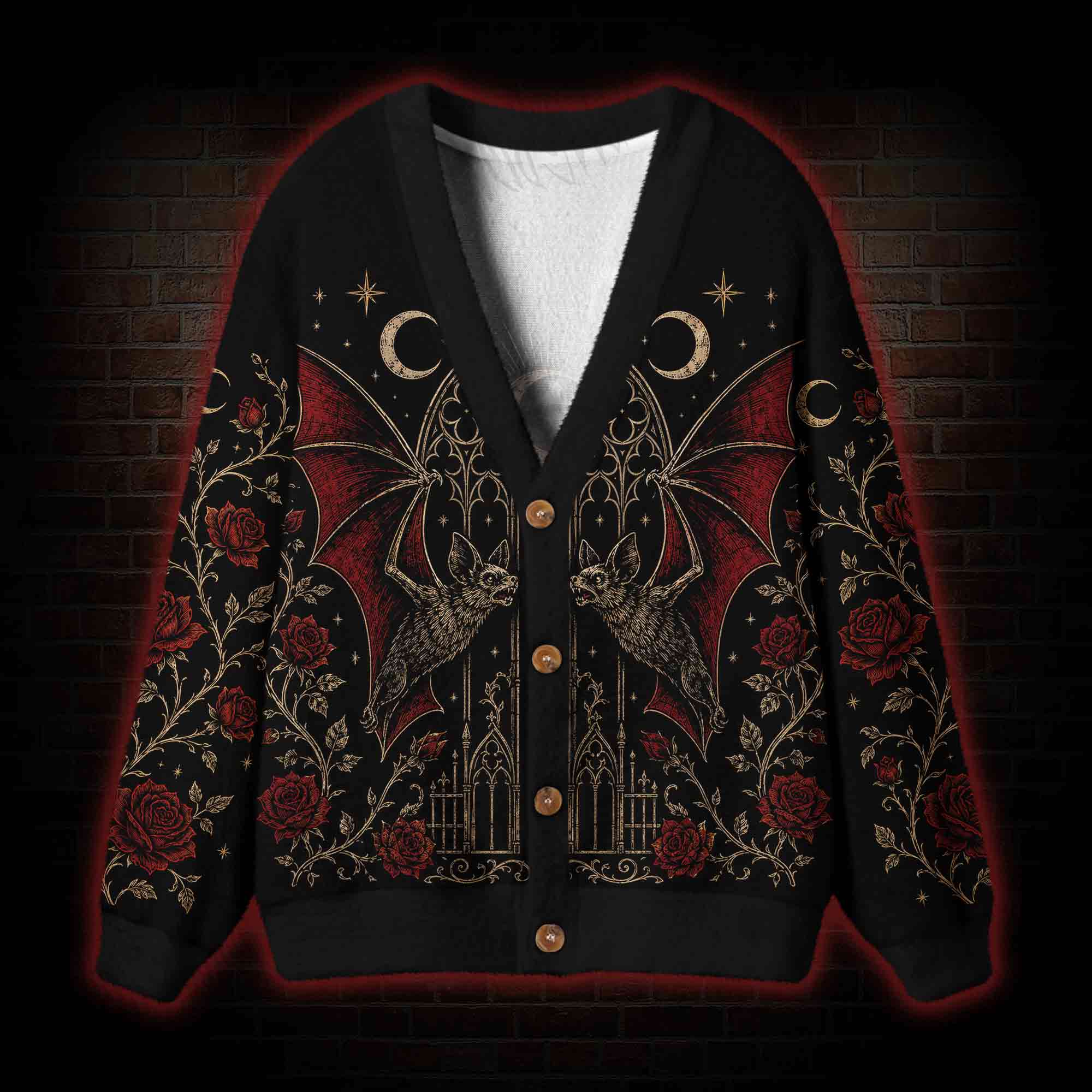 Vampire's Rose Garden Cardigan Sweater
