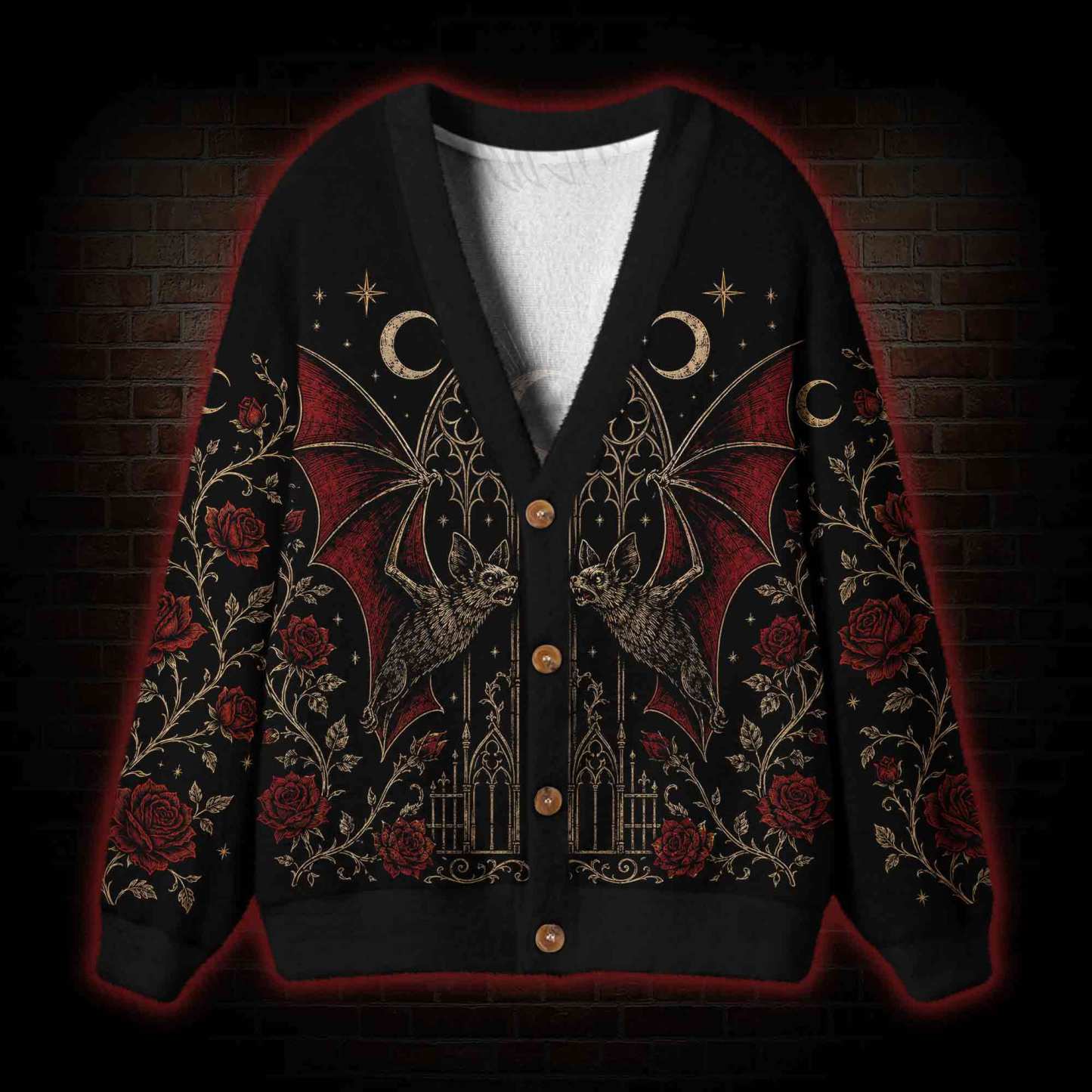 Vampire's Rose Garden Cardigan Sweater