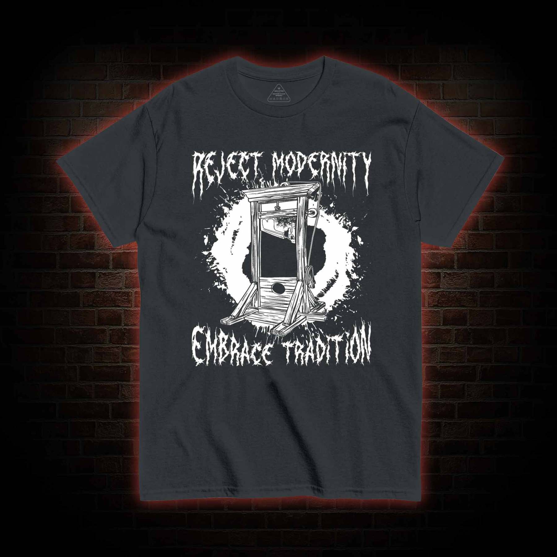 Reject Modernity Embrace Guillotine T-Shirt 