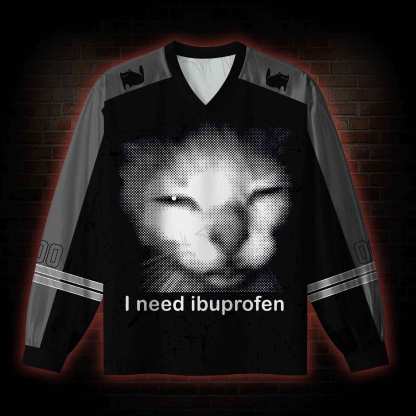 I Need Ibuprofen V-Neck Long Sleeve Jersey
