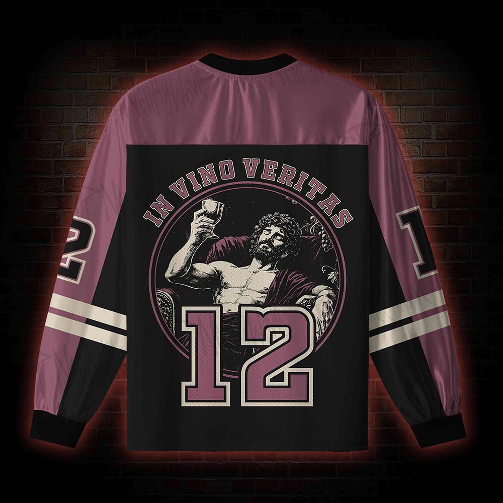 God of Wine Greek mythology V-Neck Long Sleeve Jersey