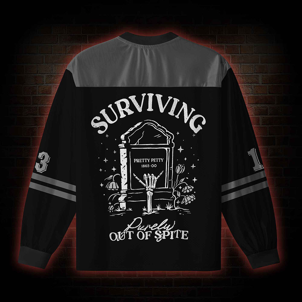Surviving Purely Out of Spite V-Neck Long Sleeve Jersey