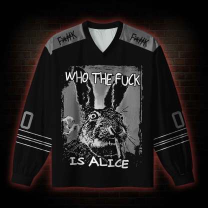 Who the Fck is Alice V-Neck Long Sleeve Jersey