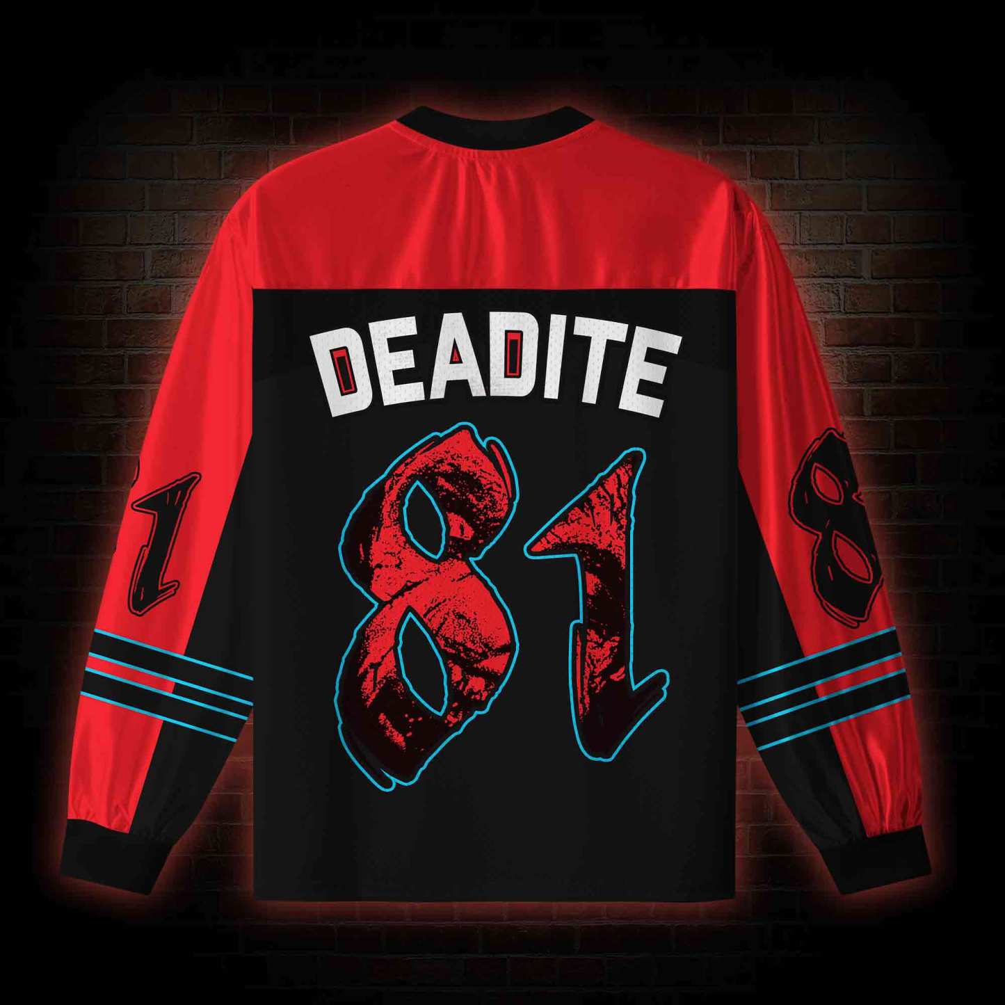 Deadite V-Neck Long Sleeve Jersey