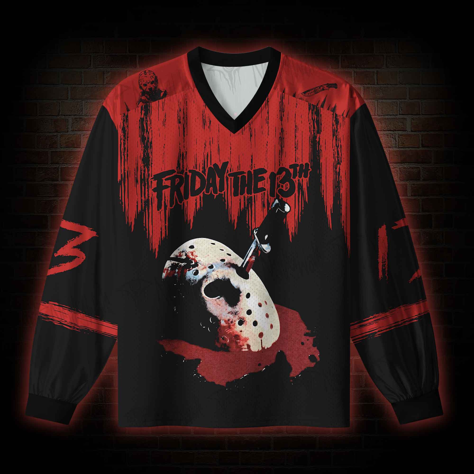You're Doomed! V-Neck Long Sleeve Jersey