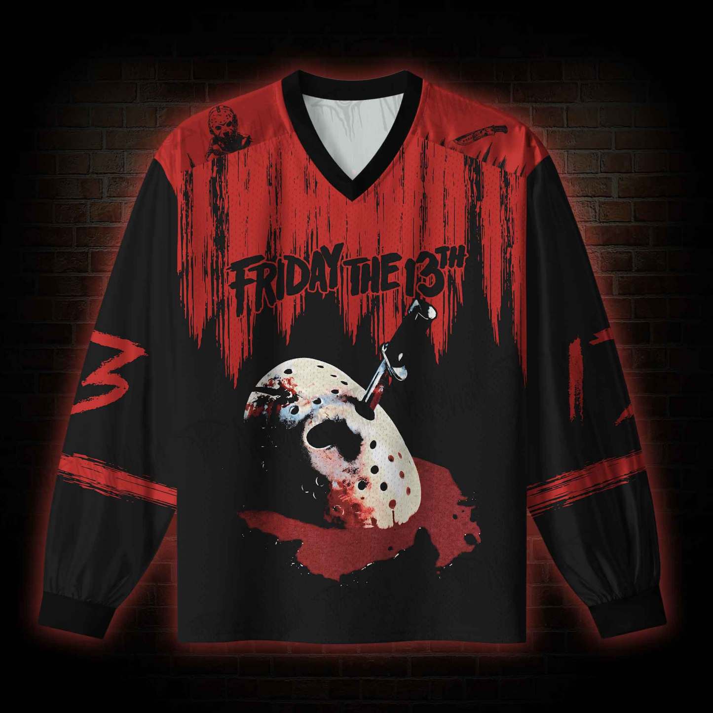 You're Doomed! V-Neck Long Sleeve Jersey