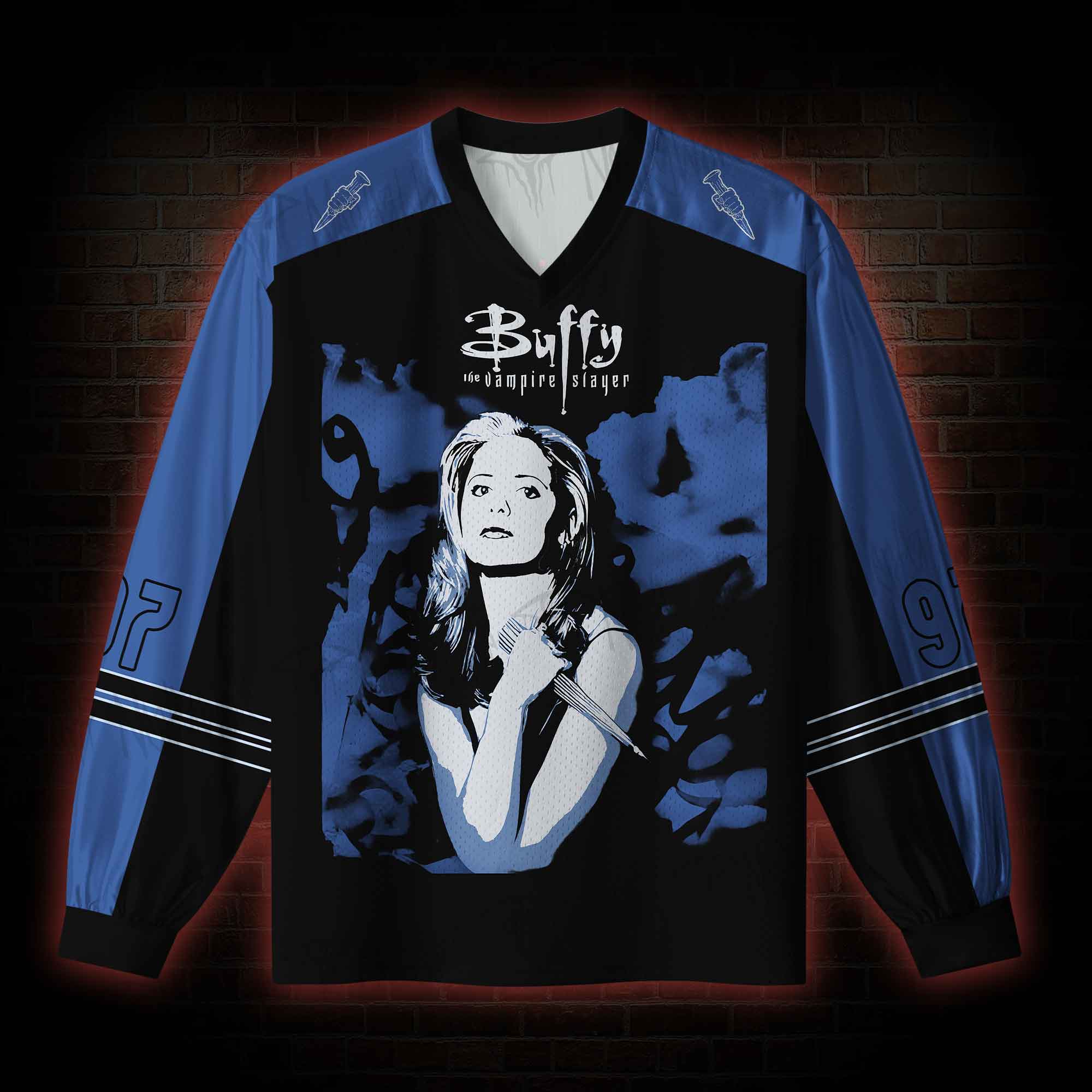 Sunnydale Slayers V-Neck Long Sleeve Jersey