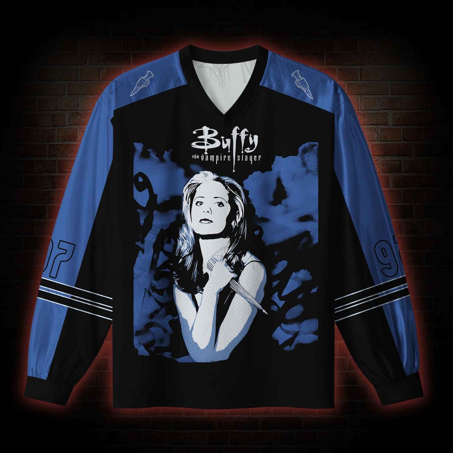 Sunnydale Slayers V-Neck Long Sleeve Jersey