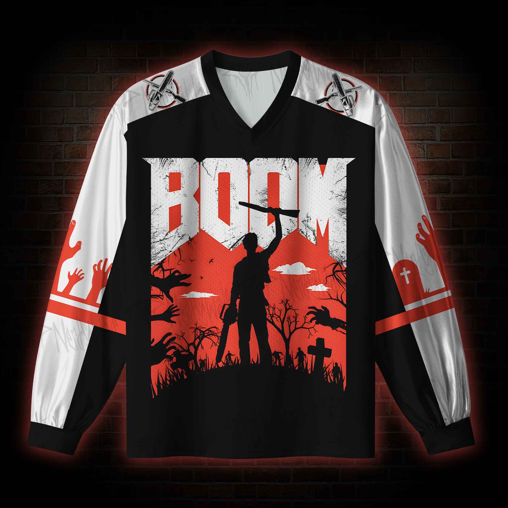 Groovy '81 V-Neck Long Sleeve Jersey