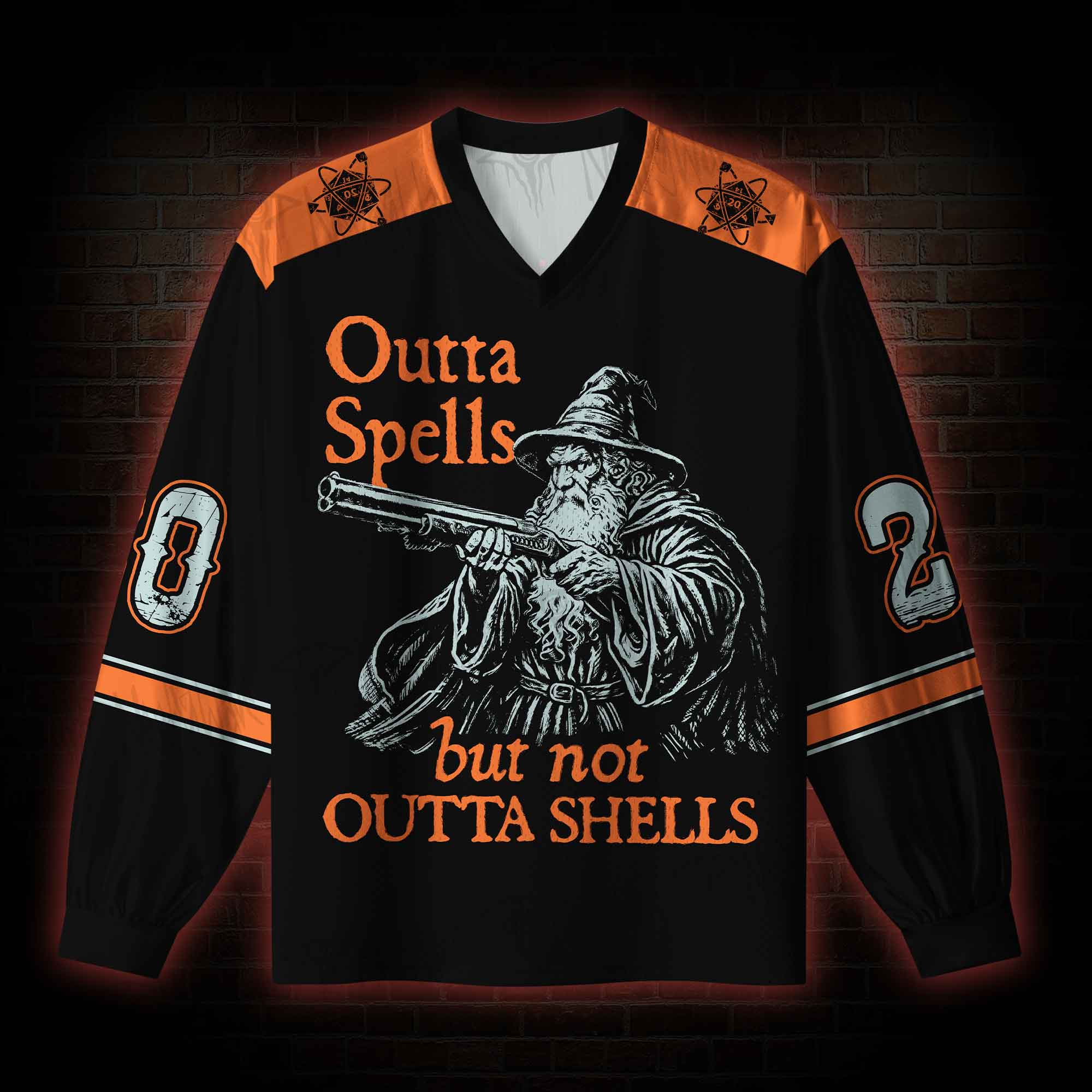 Outta Spells V-Neck Long Sleeve Jersey