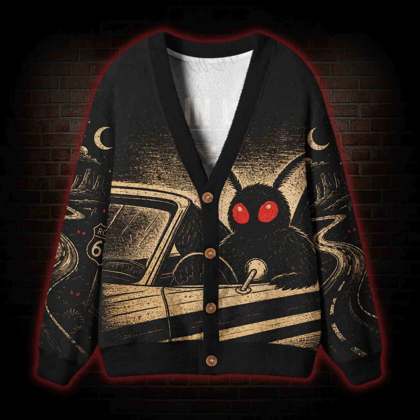 We're Going Lurking Cardigan Sweater