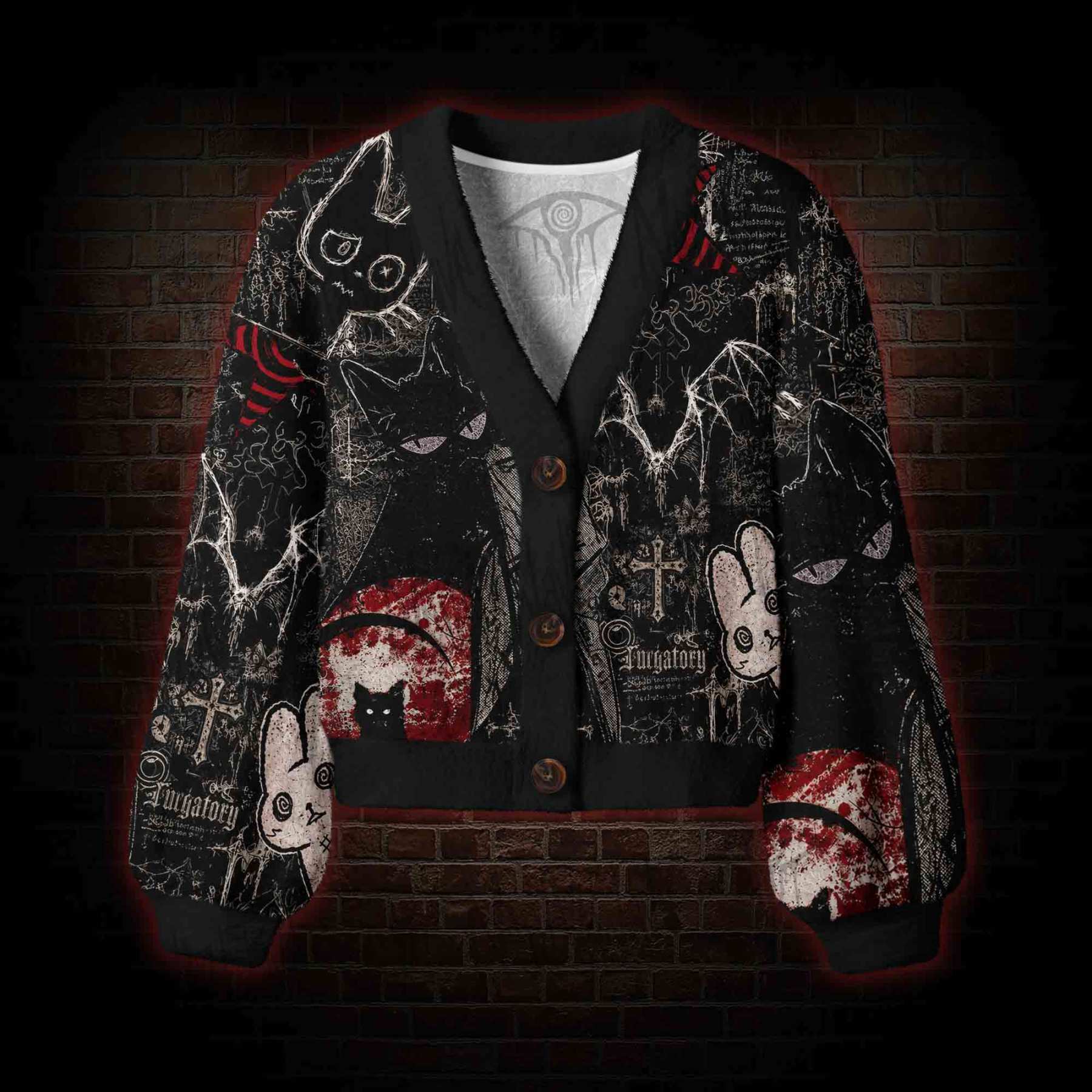 Welcome to Purgatory Women's Cardigan Sweater