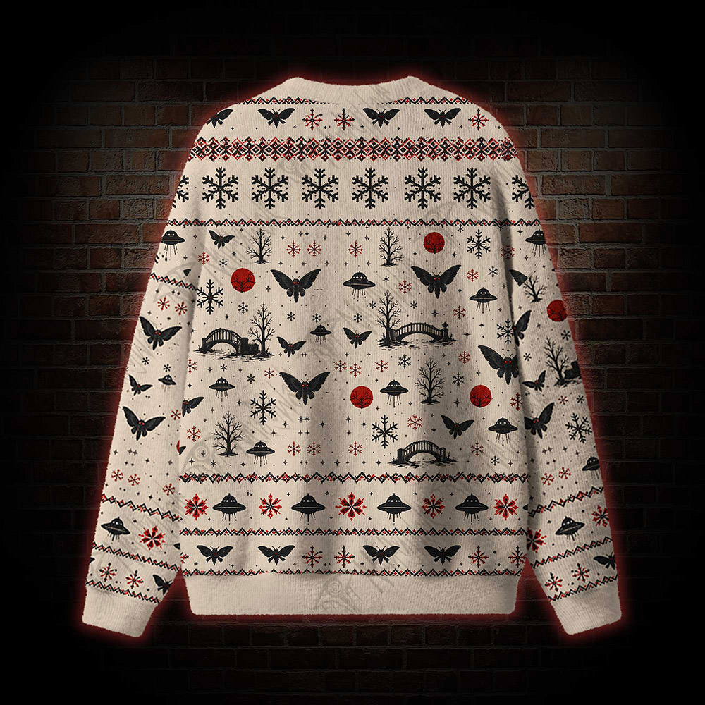 Mothman Cryptid Ugly Sweatshirts