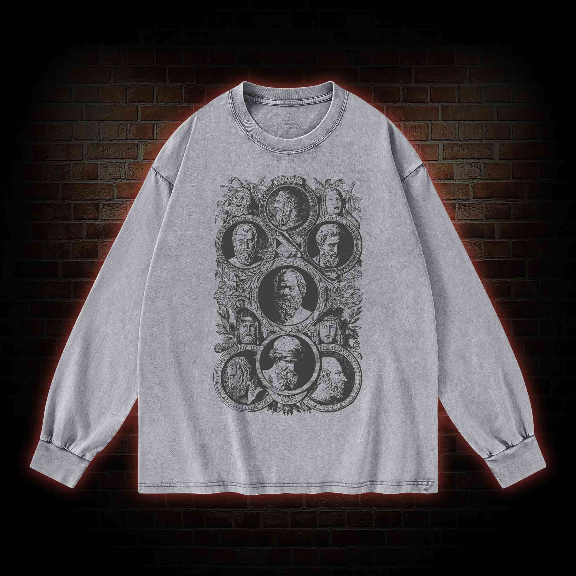 Greek Philosophers Washed Long-Sleeve T-shirt