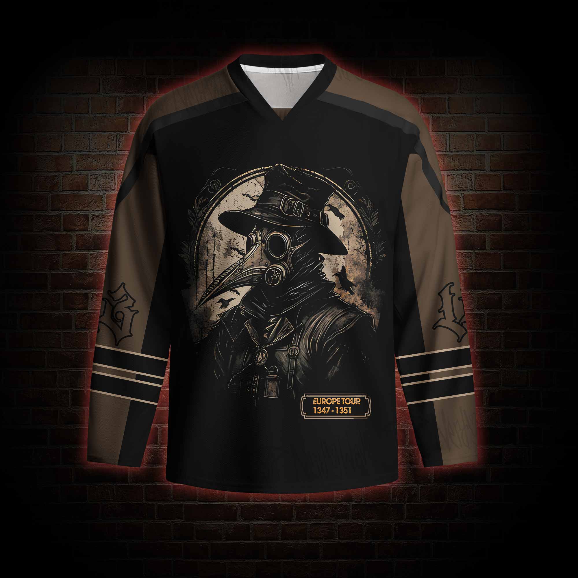 Black Death European Tour Hockey Jersey