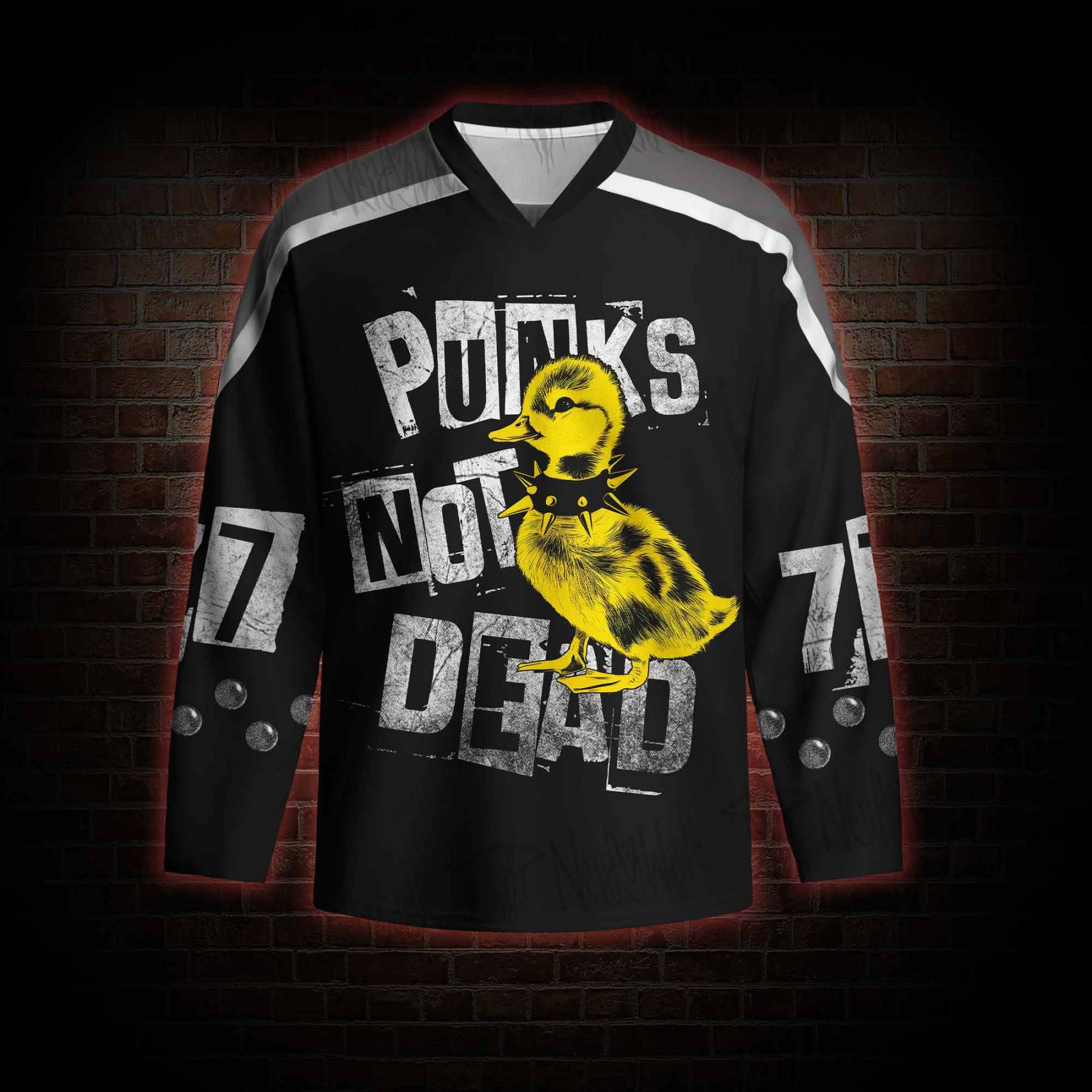 Punks Not Dead Hockey Jersey