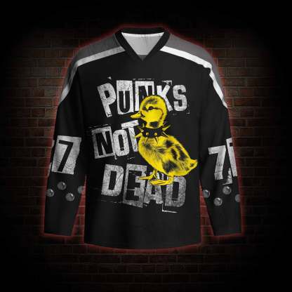 Punks Not Dead Hockey Jersey