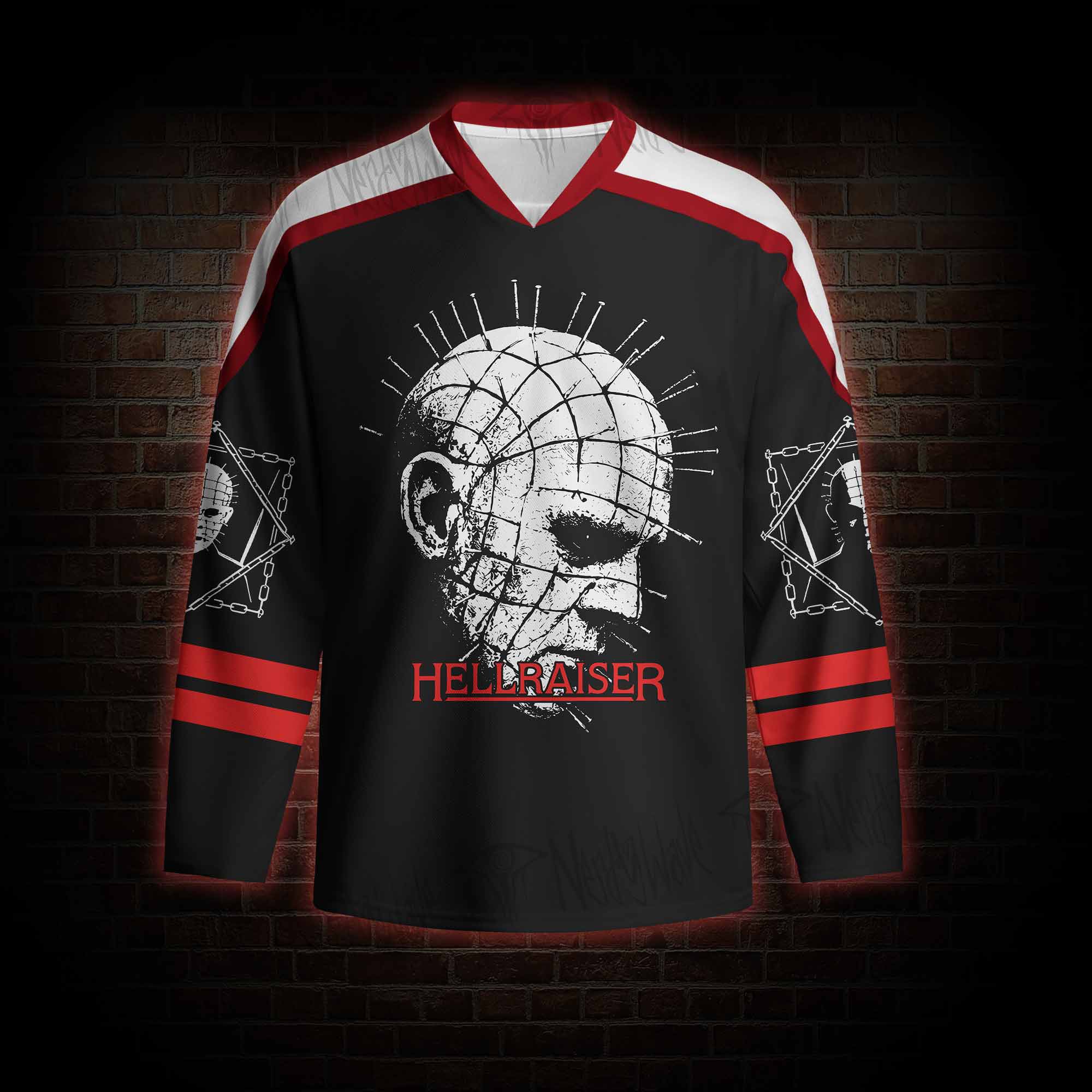 Puzzle Box Torture Graphic Hockey Jersey