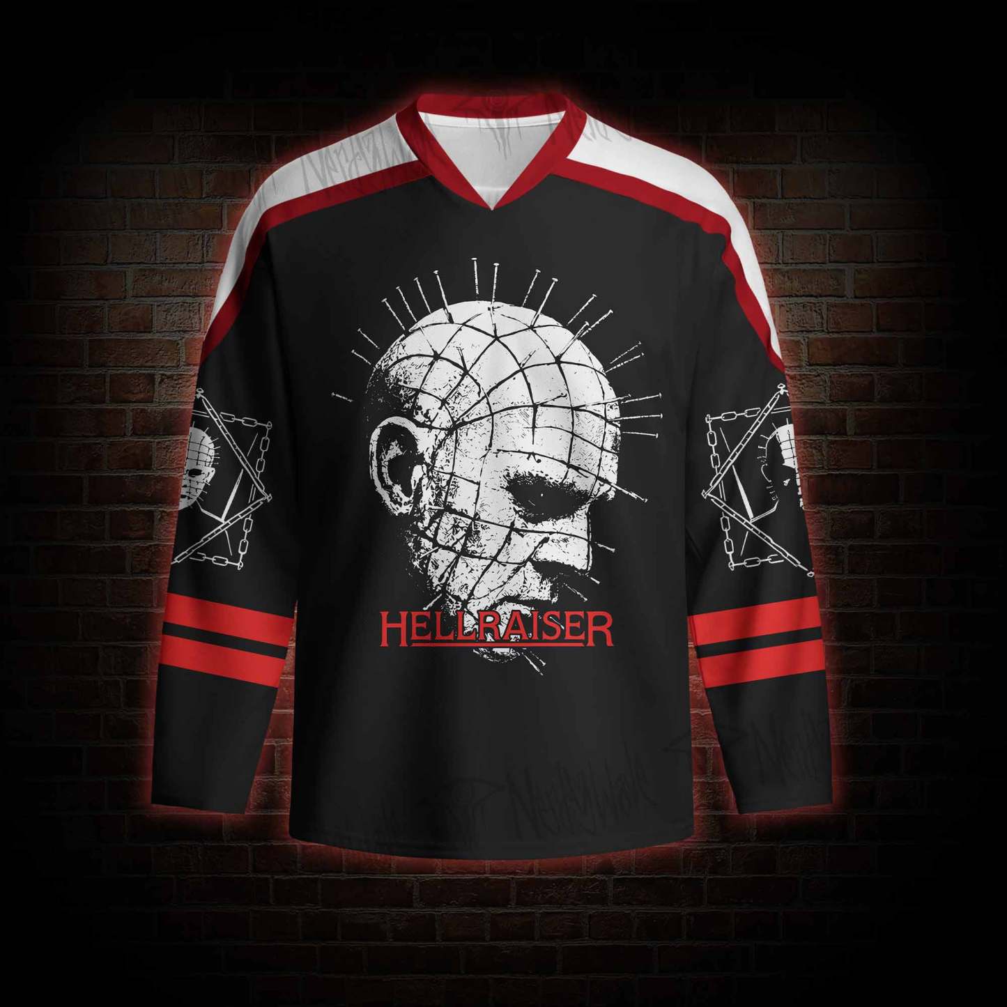 Puzzle Box Torture Graphic Hockey Jersey