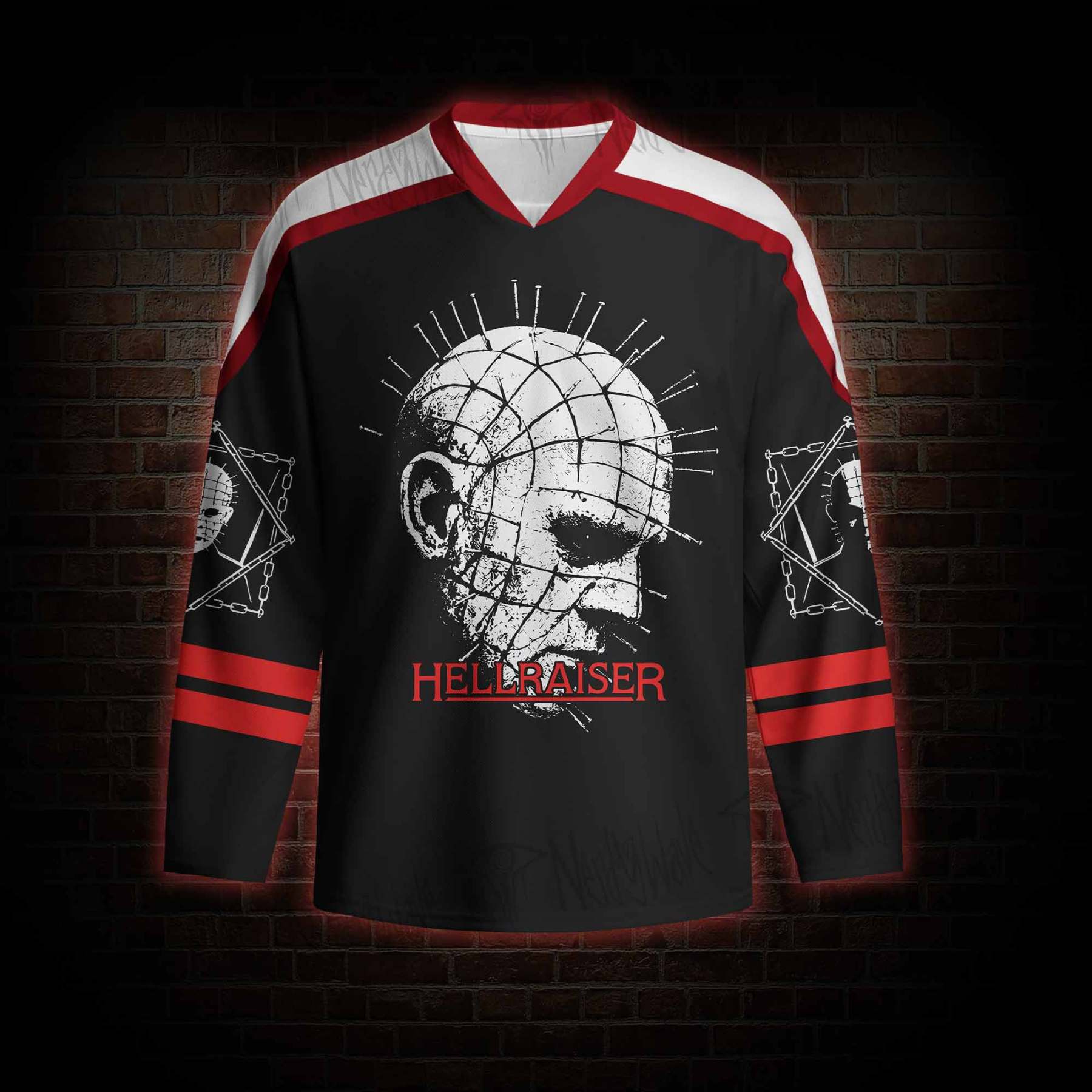 Puzzle Box Torture Graphic Hockey Jersey