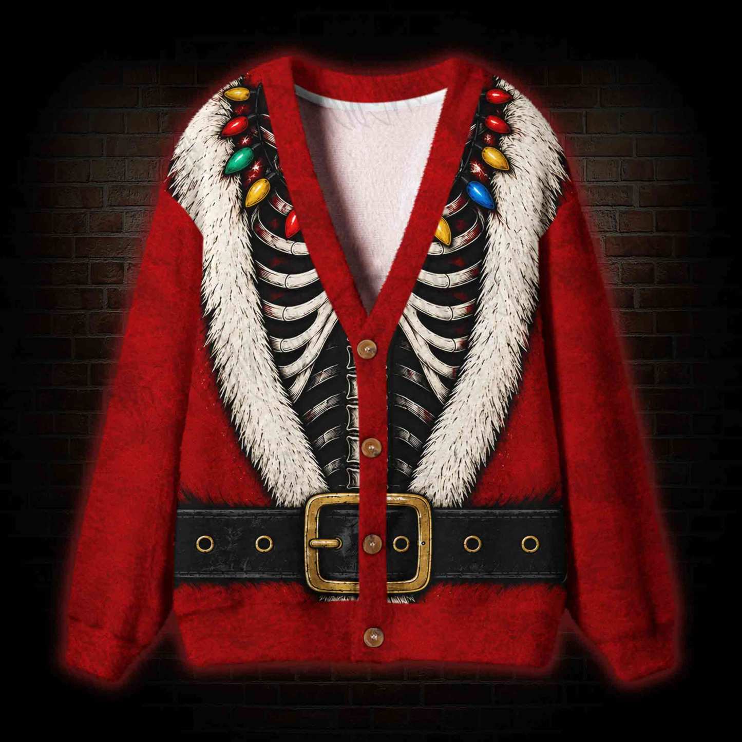 Jolly to the Bone Cardigan Sweater