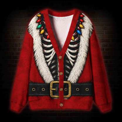 Jolly to the Bone Cardigan Sweater