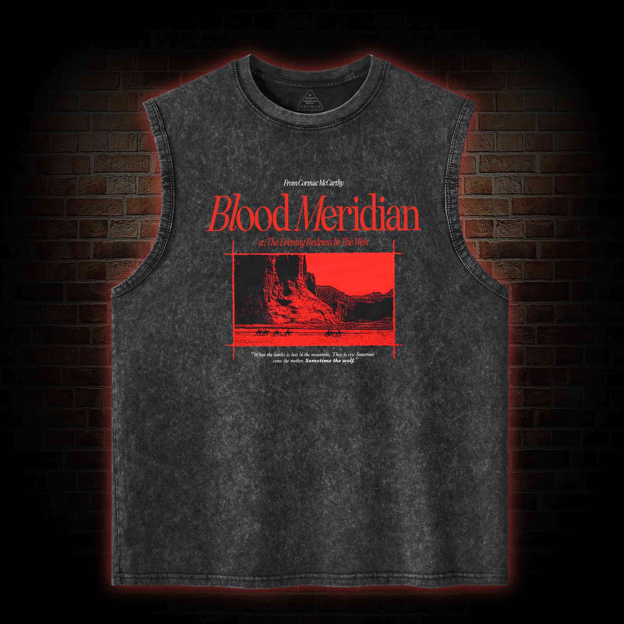 Blood Meridian Washed Tank Top