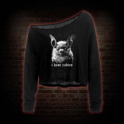 Your Only Chance of Survival Off Shoulder Long Sleeve Top
