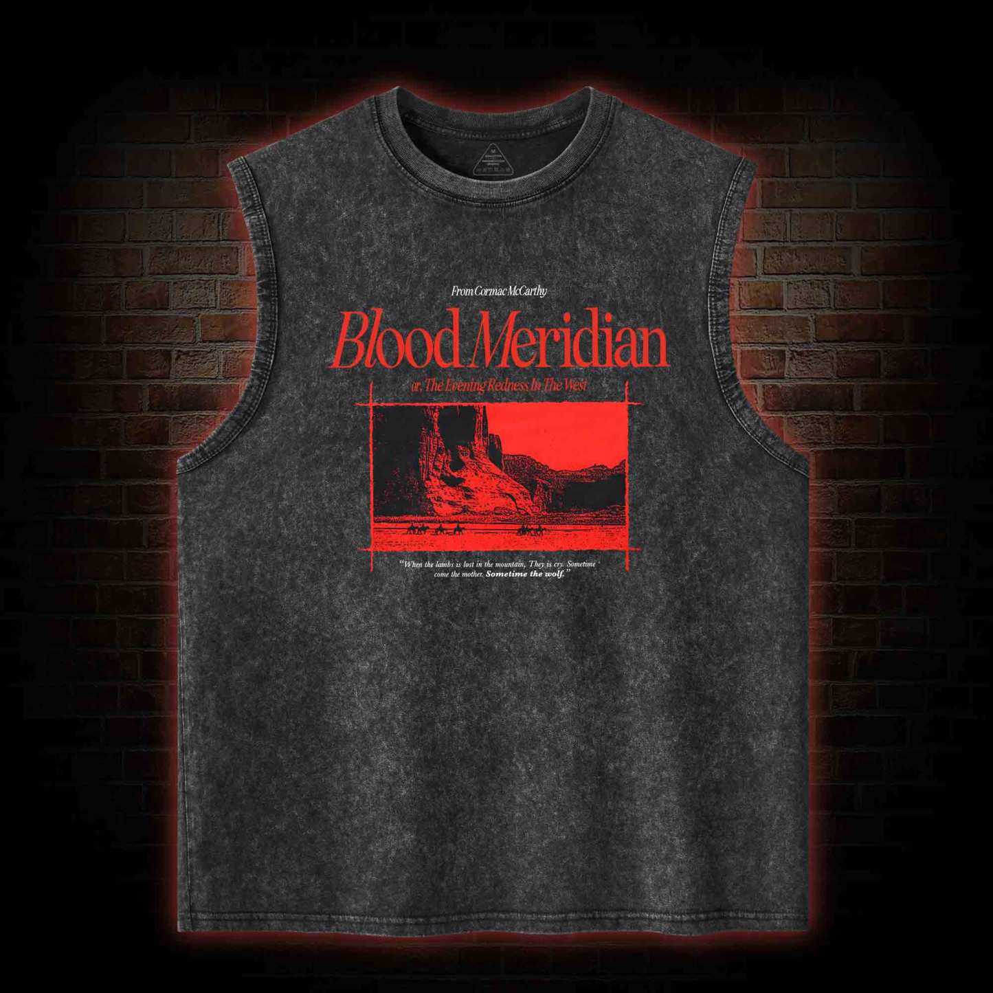 Blood Meridian Washed Tank Top