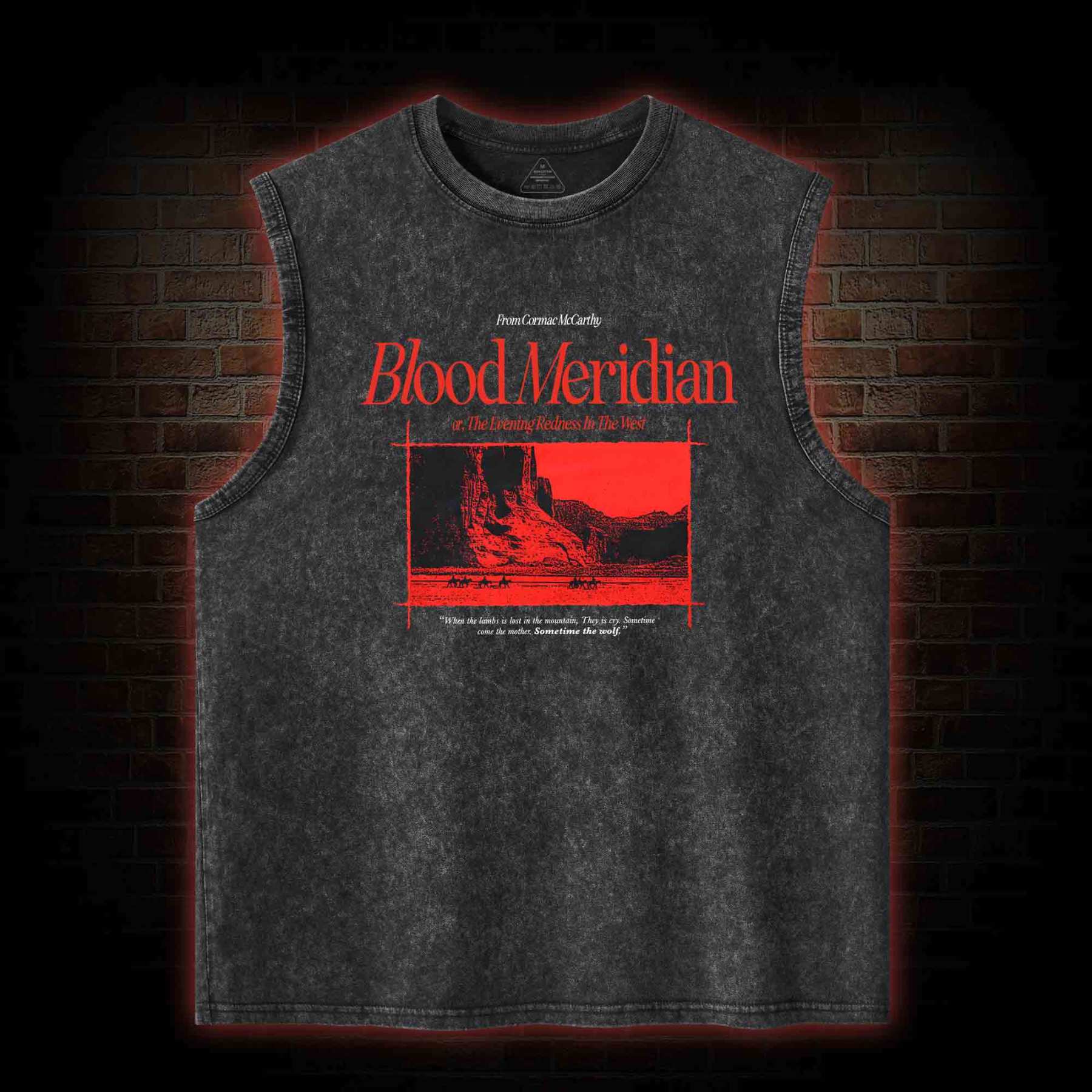 Blood Meridian Washed Tank Top