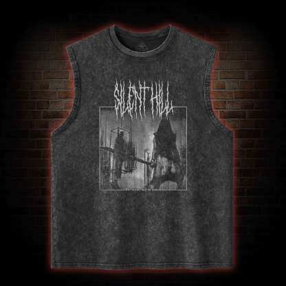Pyramid Head Washed Tank Top