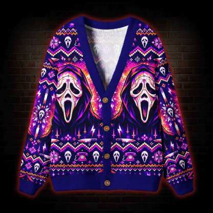 What's Your Favorite Scary Movie Cardigan Sweater