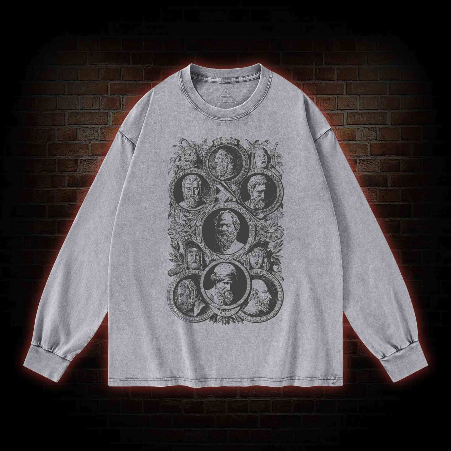 Greek Philosophers Washed Long-Sleeve T-shirt